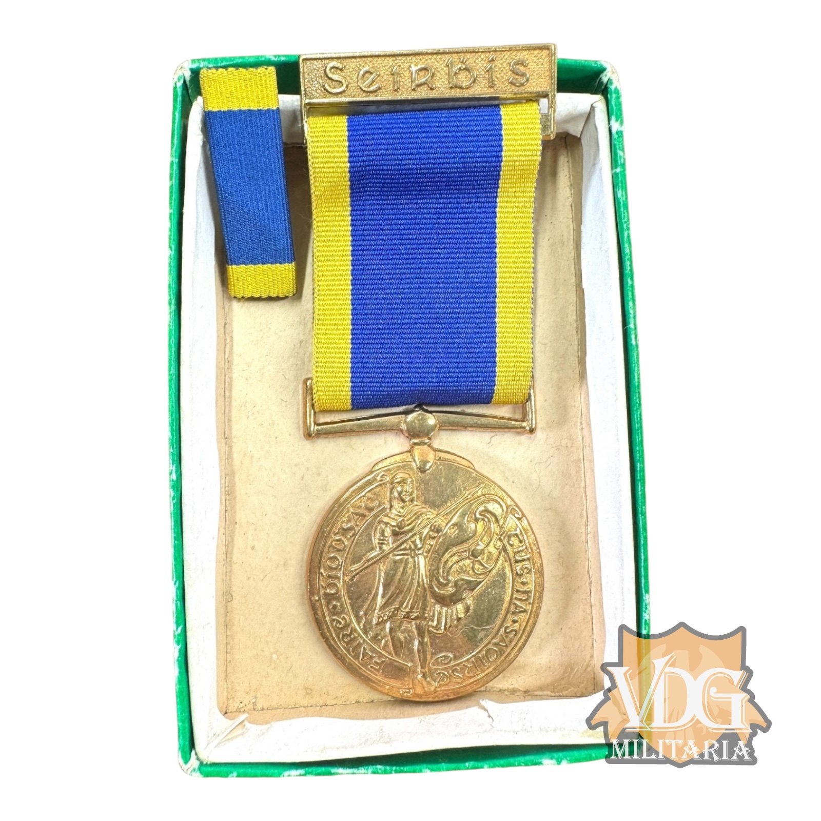 Troubles Era Irish Defence Forces Reserve Medal with “Seirbis” Bar – FCÁ & SM, Boxed