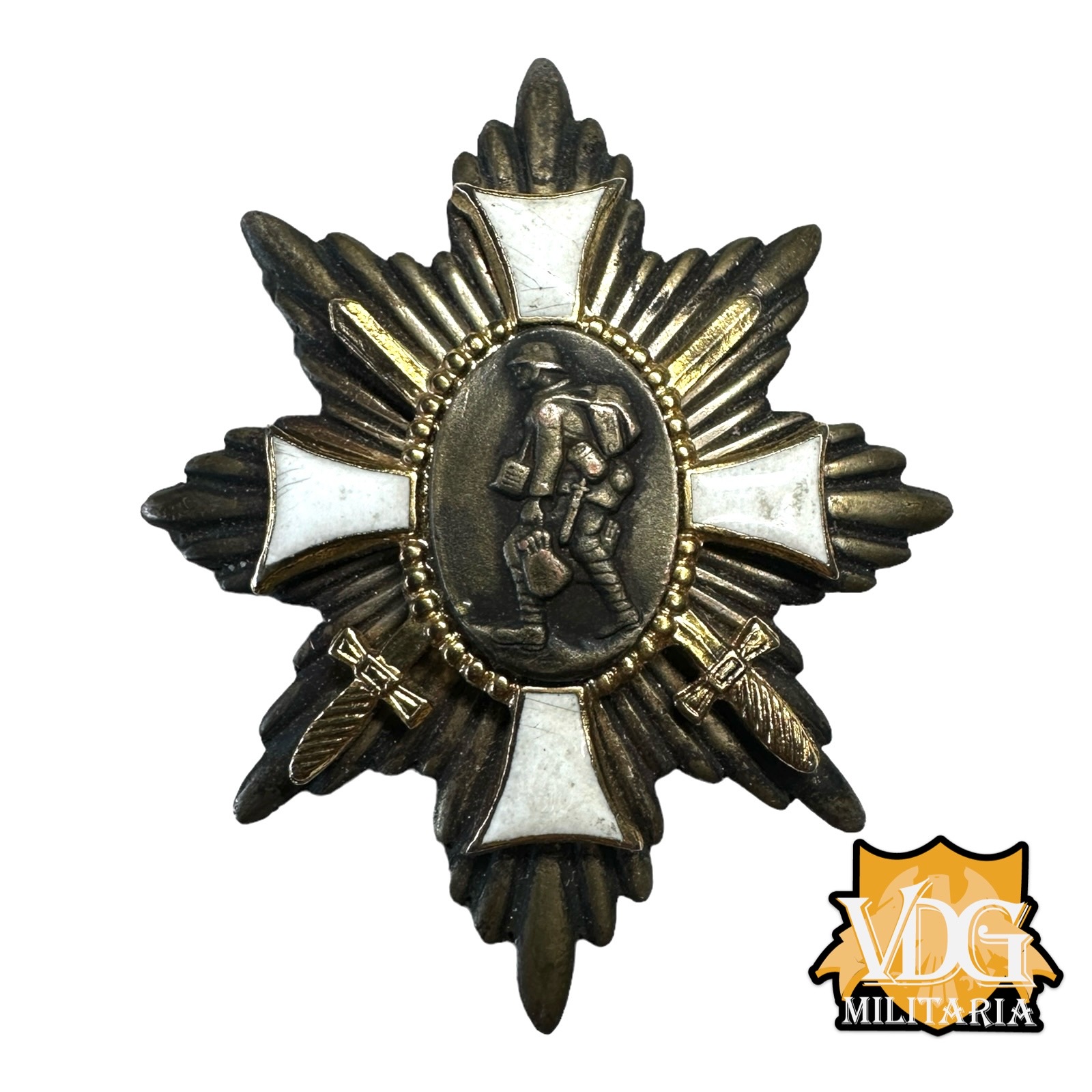 WW1 German Veterans Cross of Honor Badge (Deutsches Feld-Ehrenzeichen Hamburg 11)