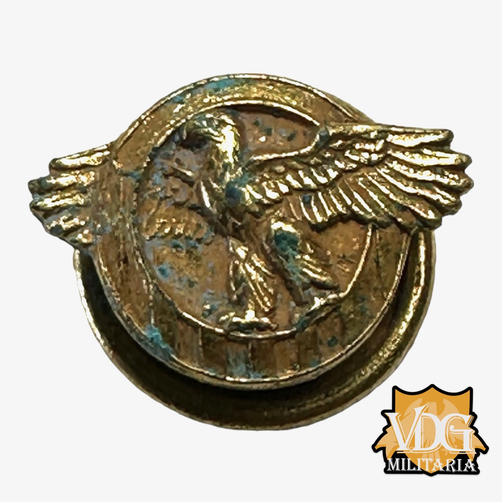 WW2 US Honorable Discharge "Raptured Duck" Lapel Button