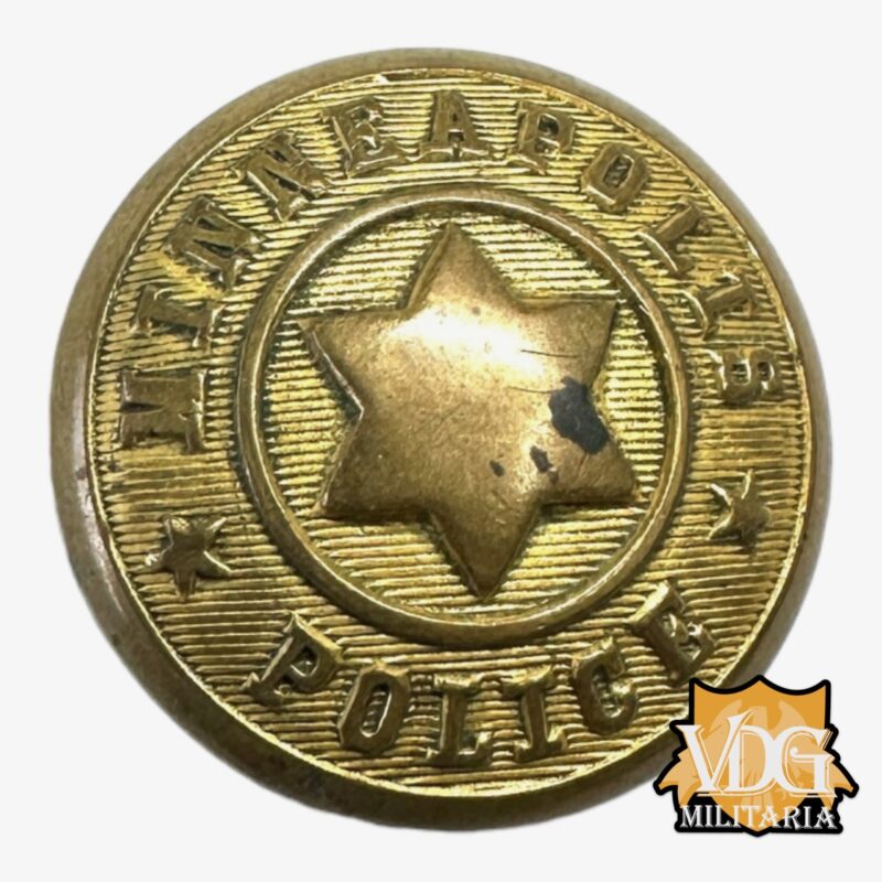 Antique Minneapolis Minnesota Police Button by scovill mfg co waterbury