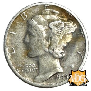 United States 1945-D Mercury Silver Dime