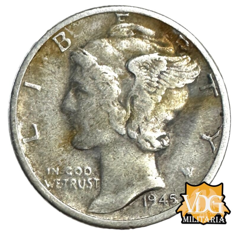 United States 1945-D Mercury Silver Dime