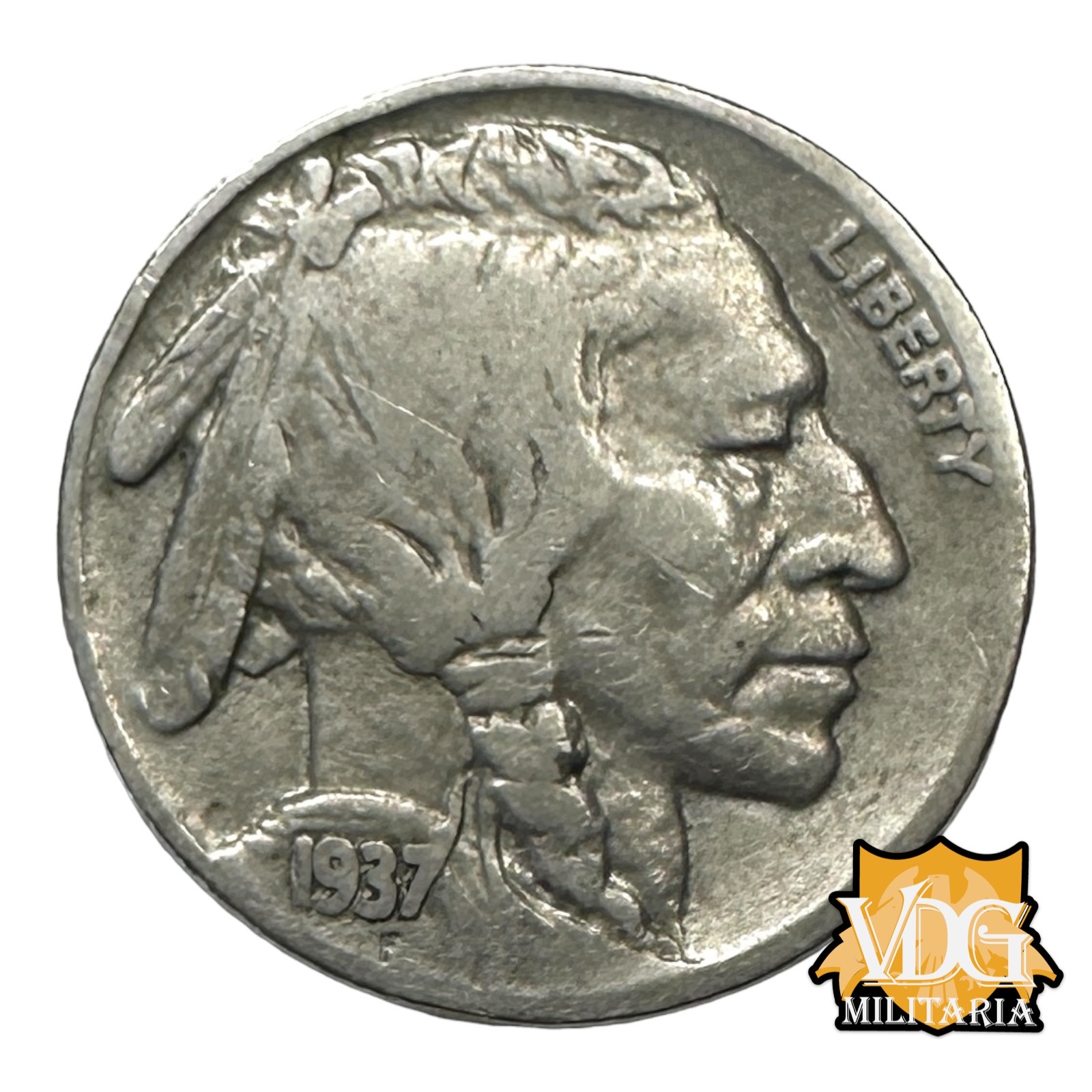 United States Buffalo Nickel 5 Cent, 1937 D