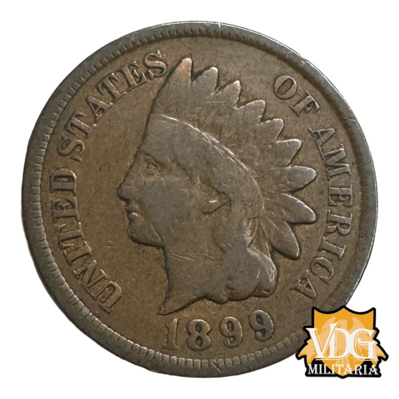United States Indian Head Cent Coin, 1899