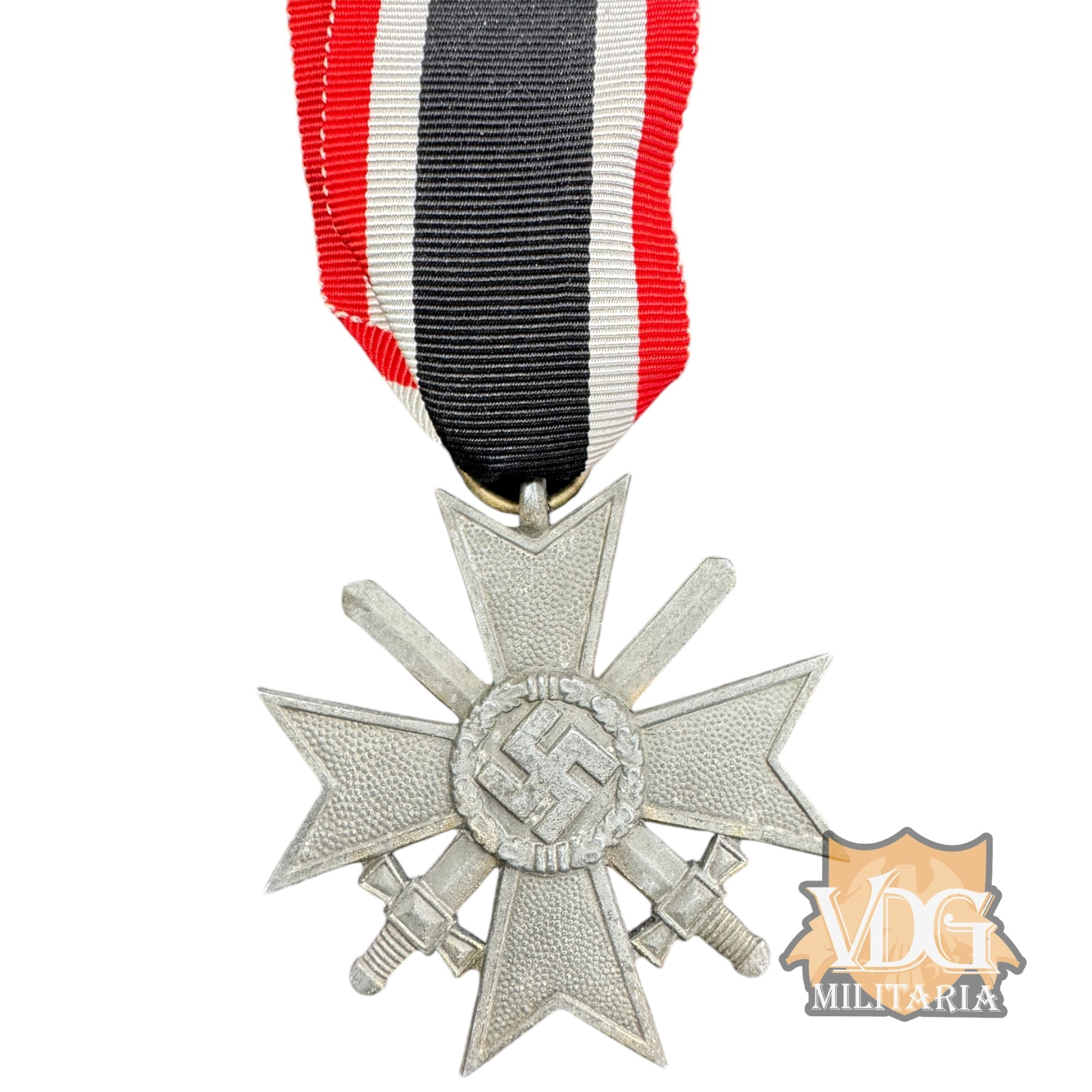 WW2 German War Merit Cross Second Class with Swords Medal (Kriegsverdienstkreuz)