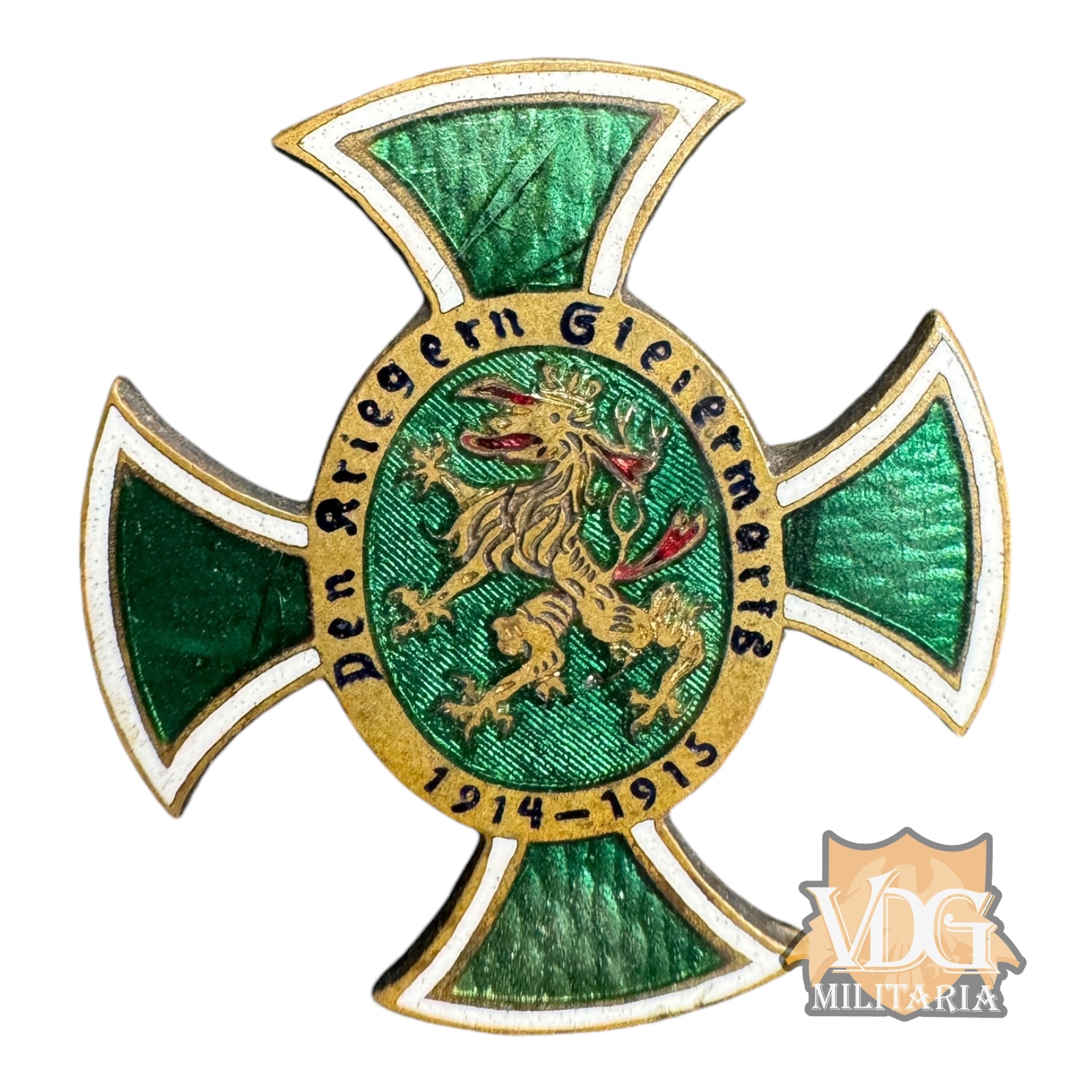 WW1 German Gießen Commemorative Badge for Veterans, 1914-1918