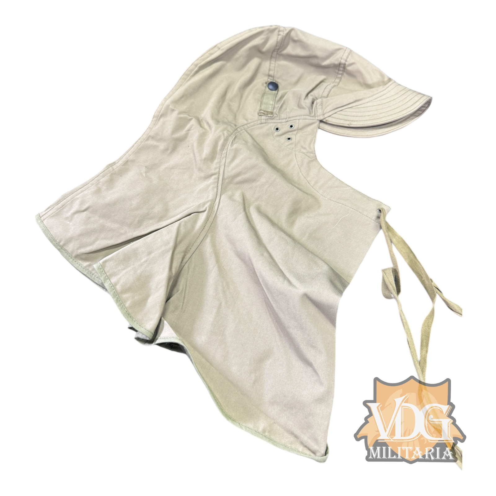 WW2 US Army M-1941 Cloth Hood made by Premium Cap Co, 1943, Size Medium