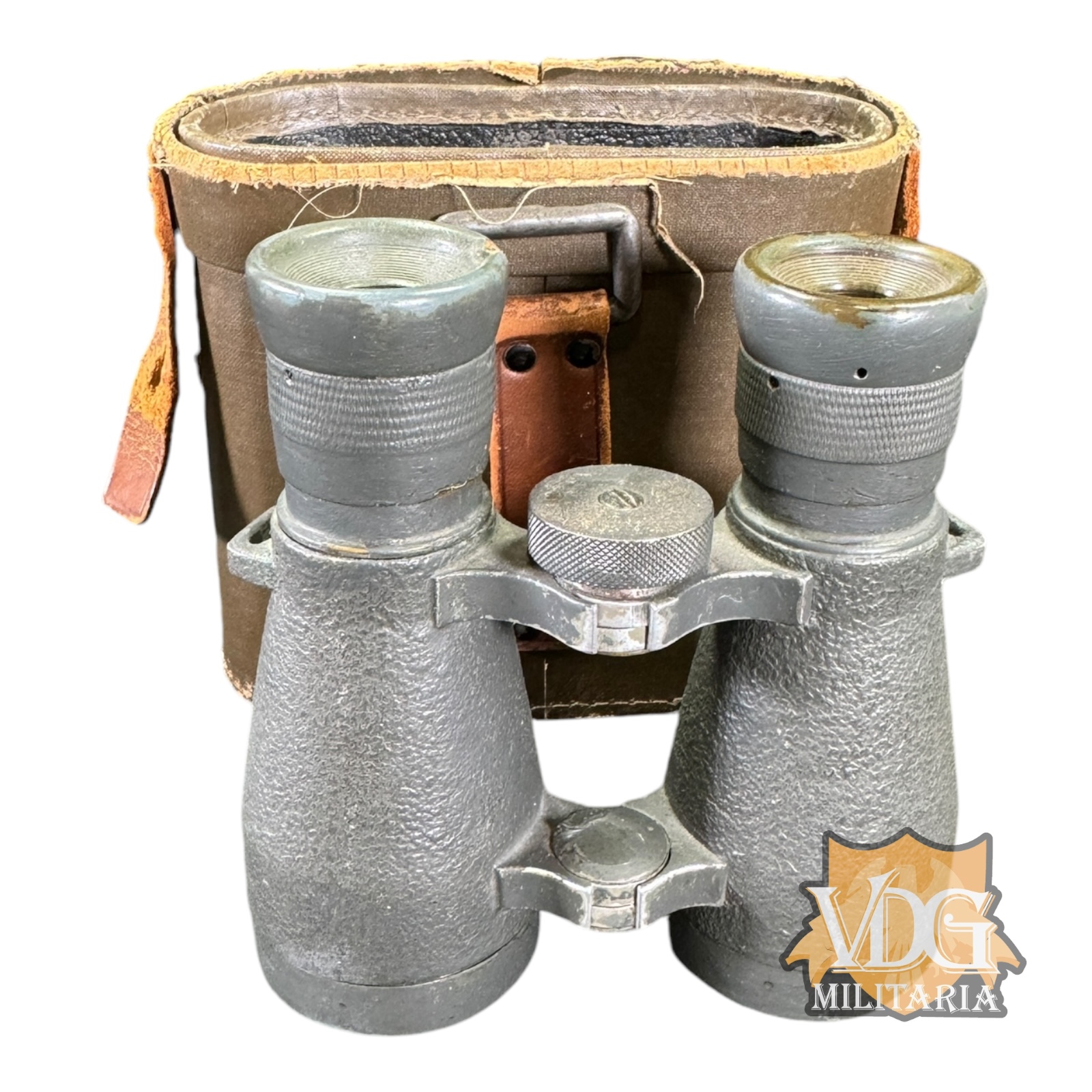 WW1 German Fernglas 08 Binoculars by Carl Zeiss with Original Case