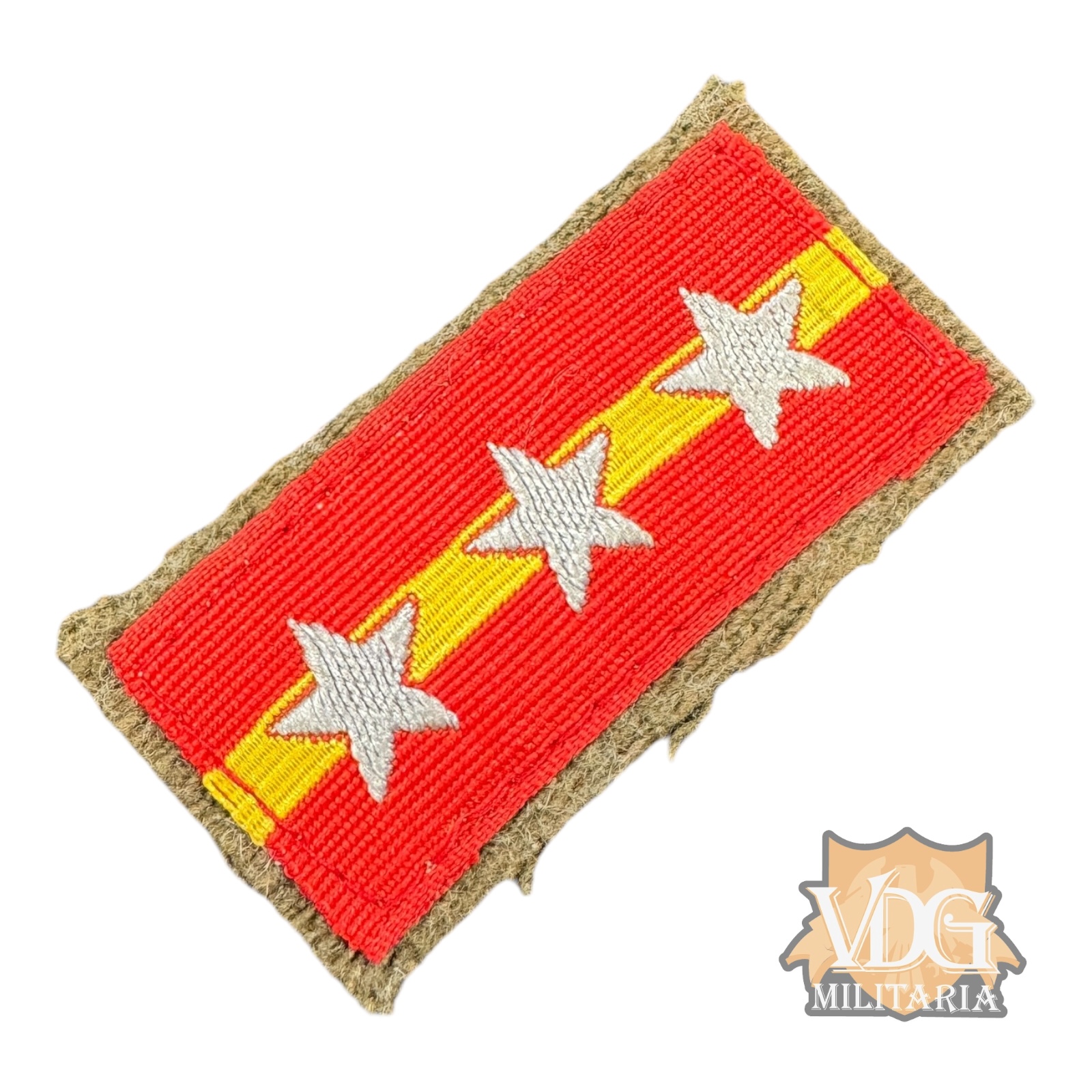 WW2 Imperial Japanese Army IJA Sergeant Major 曹長 (Sōchō) Collar Tab