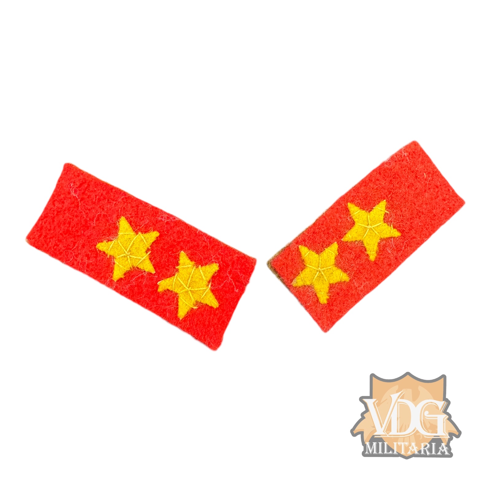 WW2 Imperial Japanese Army IJA 一等兵 (Ittōhei) Private First Class Collar Tab Set