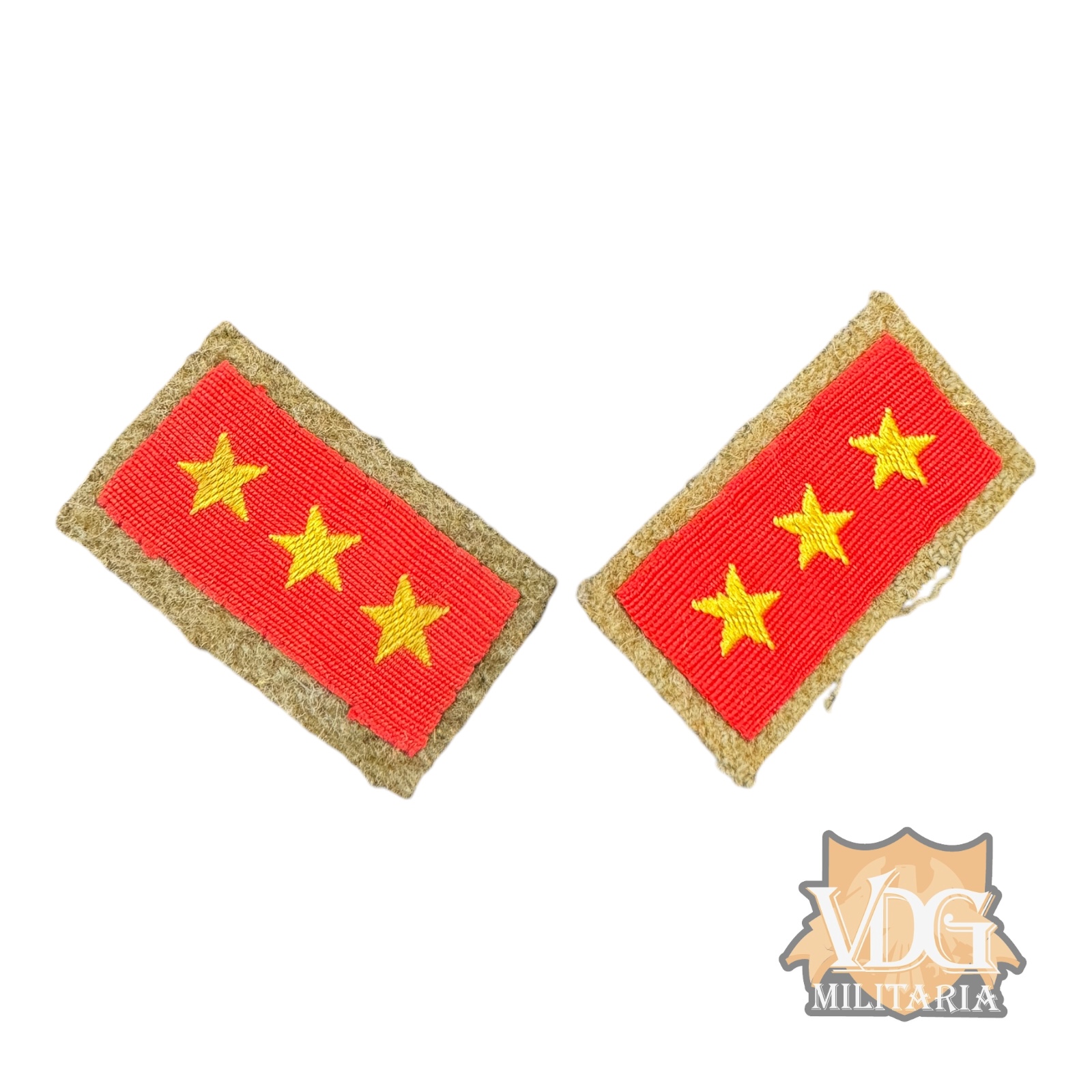 WW2 Imperial Japanese Army IJA Superior Private 上等兵 Collar Tab Set