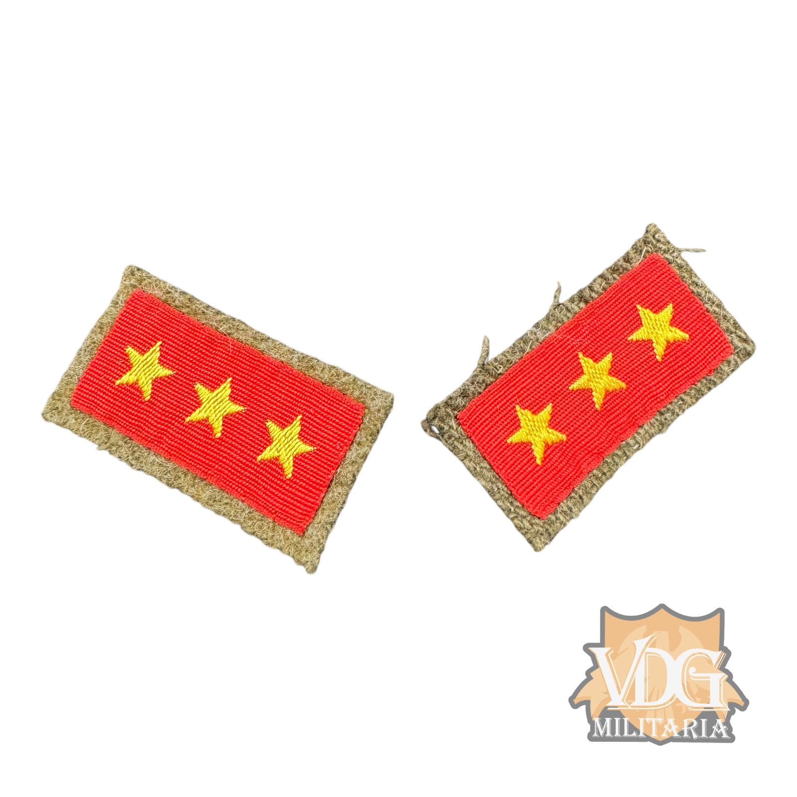 WW2 Imperial Japanese Army IJA Superior Private 上等兵 Collar Tab Set