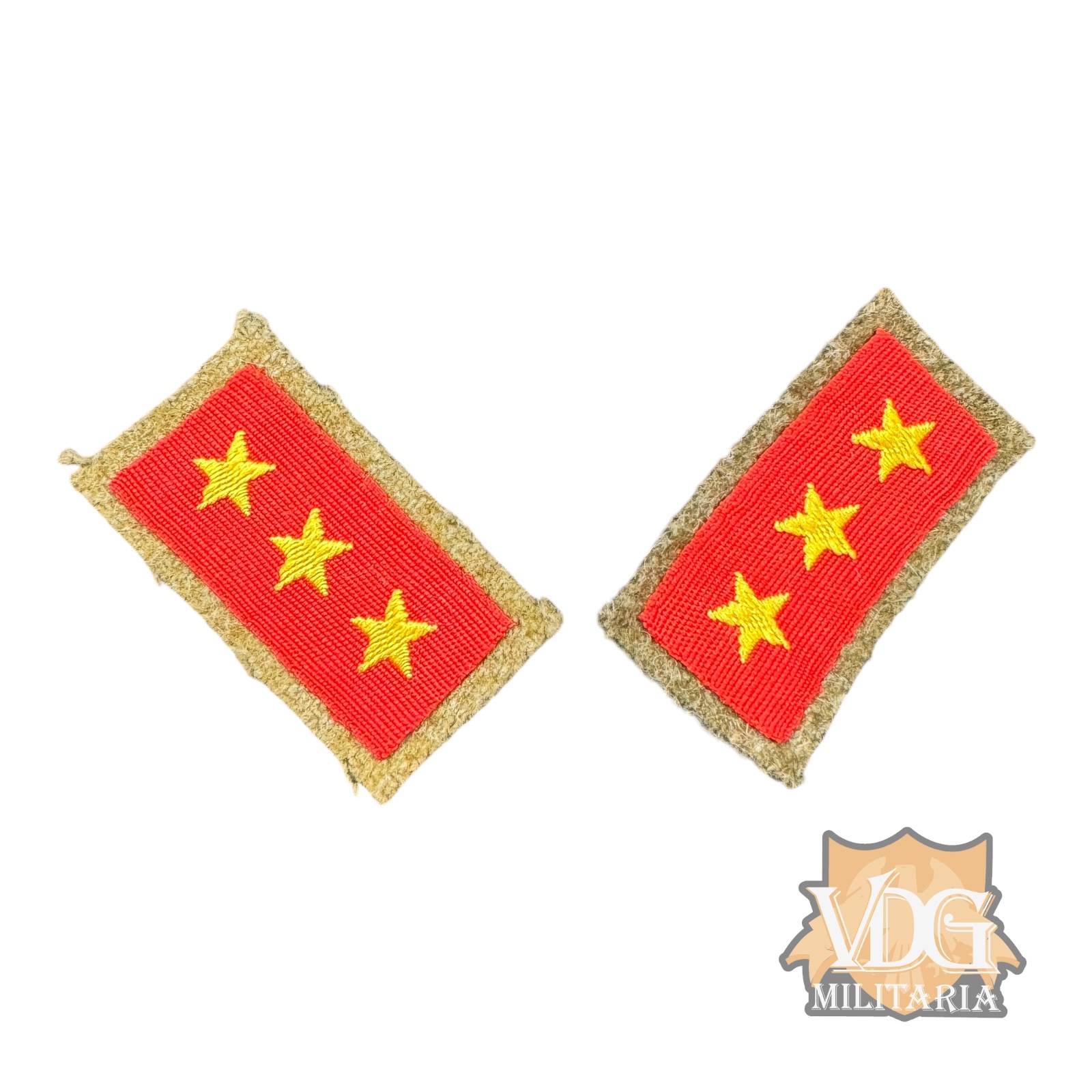 WW2 Imperial Japanese Army IJA Superior Private 上等兵 Collar Tab Set