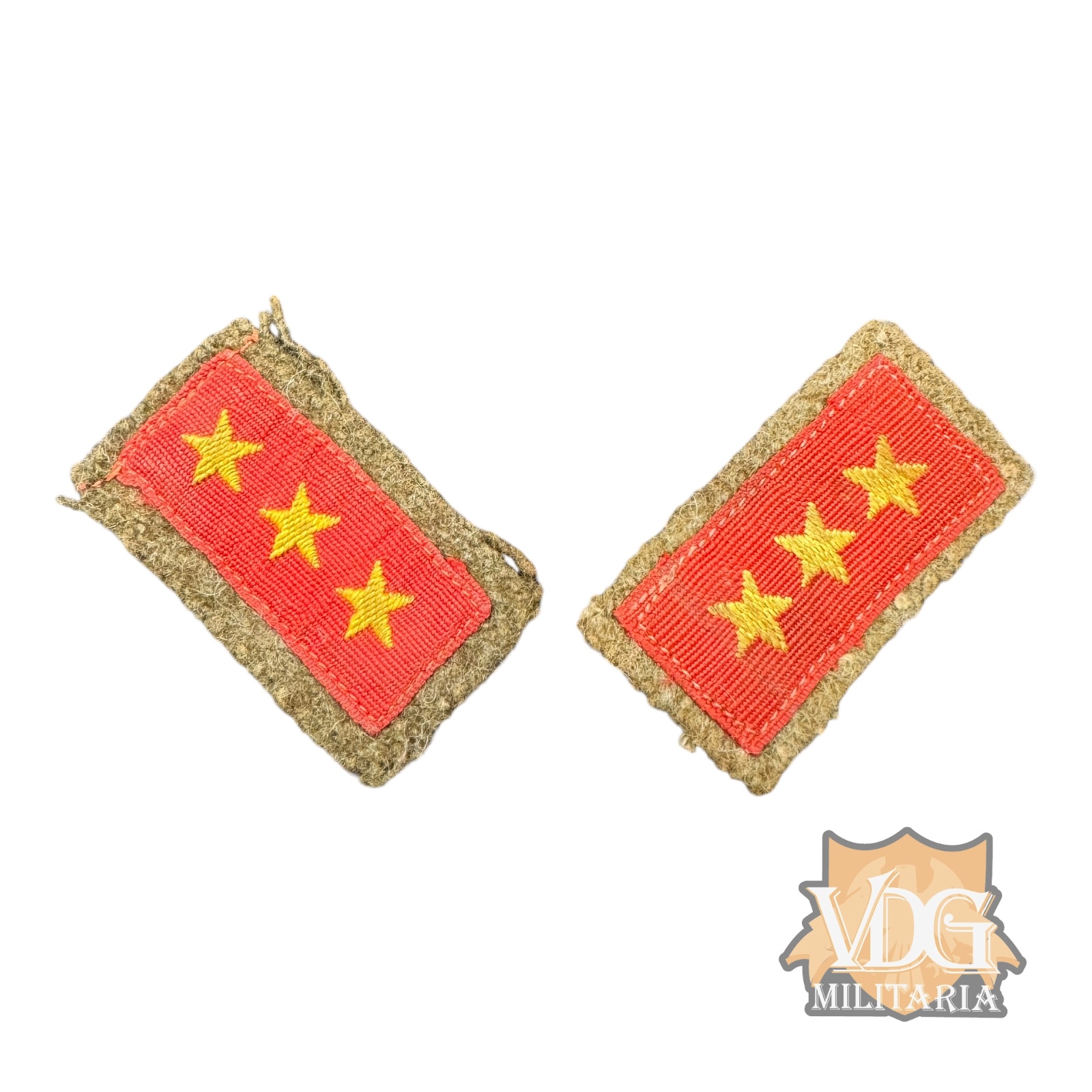 WW2 Imperial Japanese Army IJA Superior Private 上等兵 Collar Tab Set