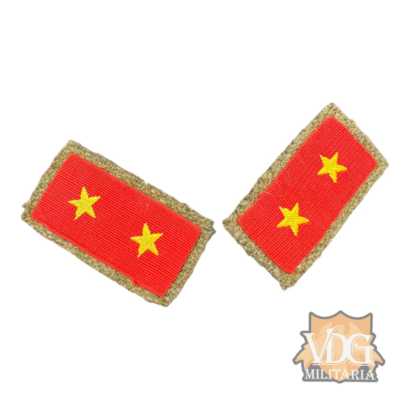 WW2 Imperial Japanese Army IJA Private First Class 一等兵 Collar Tab Set