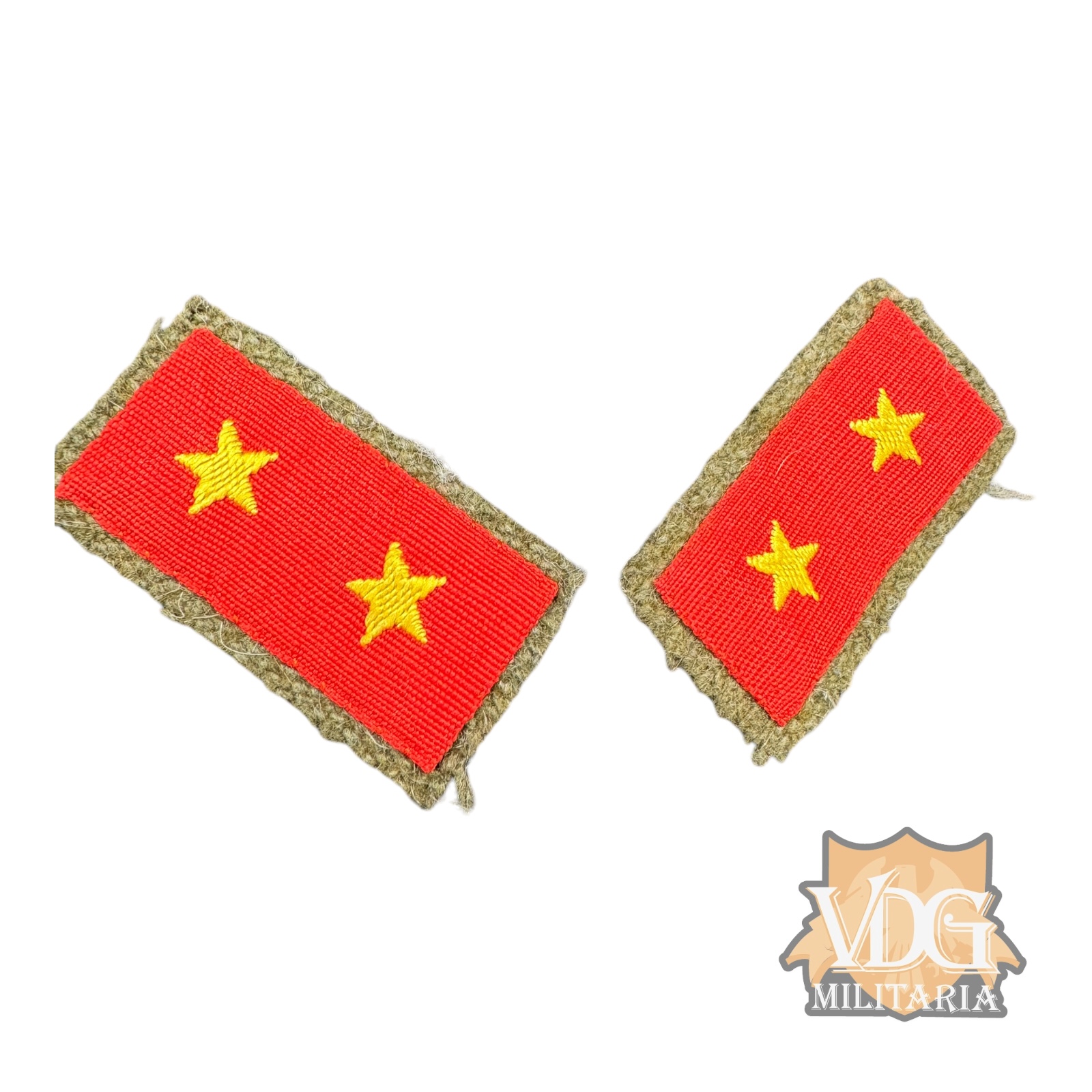 WW2 Imperial Japanese Army IJA Private First Class 一等兵 Collar Tab Set