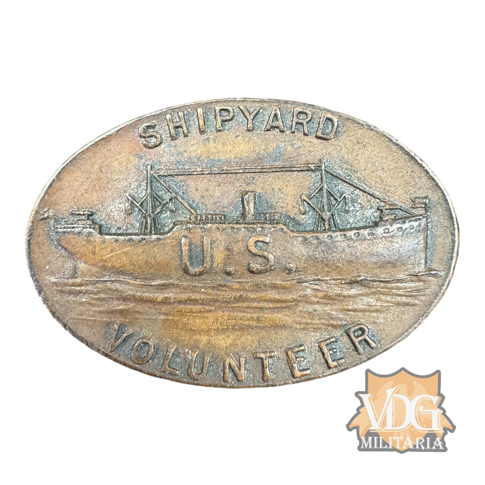 WW1 US Shipyard Volunteer Badge