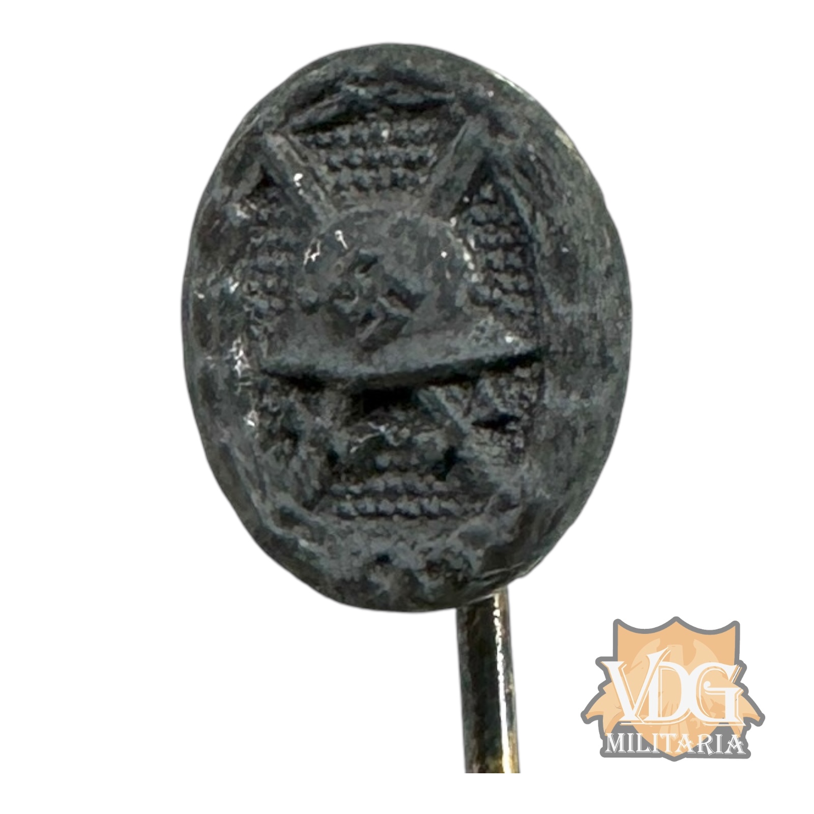 WW2 German 1939 Wound Badge in Silver Stickpin-Makers Marked L/5 (Walter & Henlein of Gablonz)
