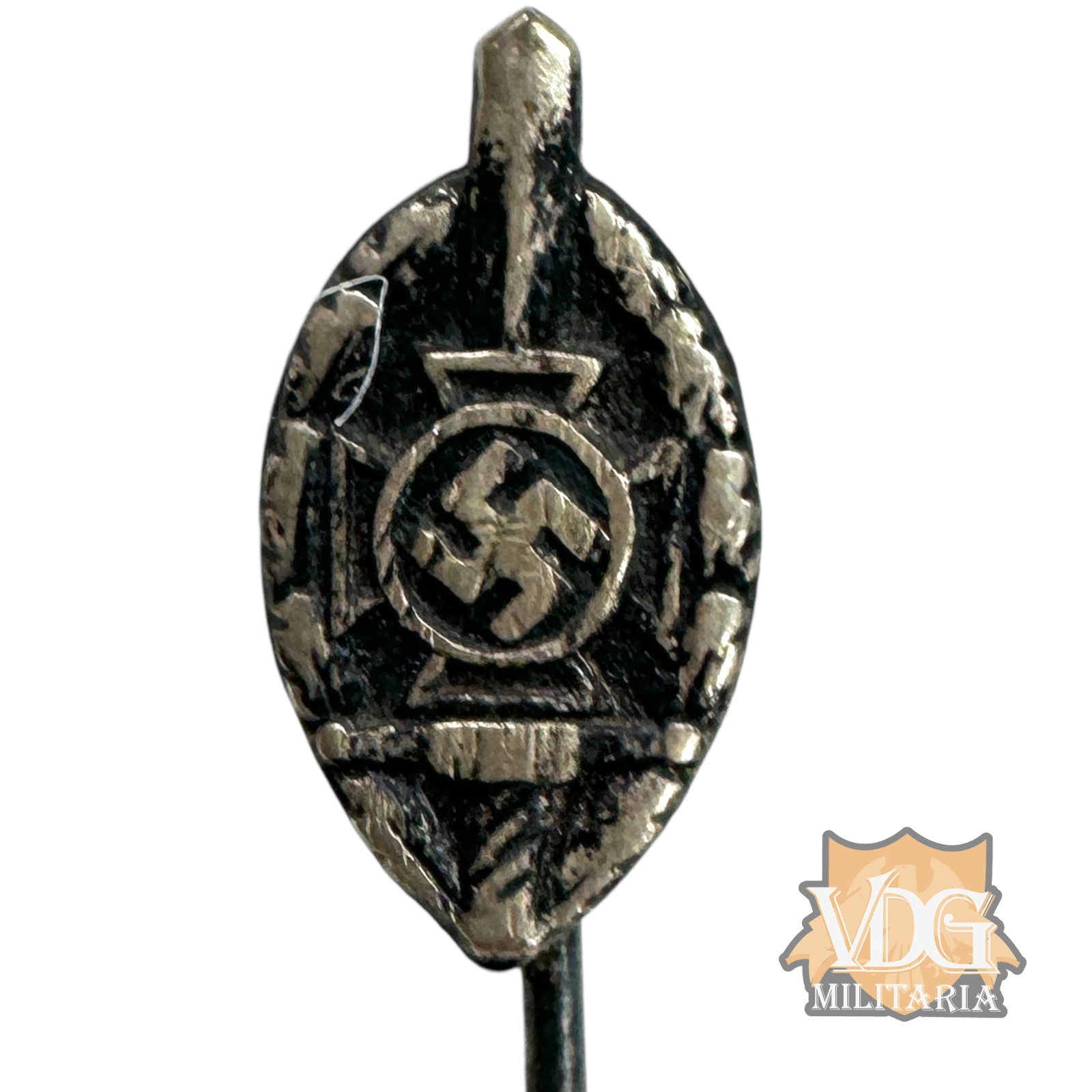 WW2 German NSKVO Stickpin - Marked M1/52 (Deschler & Sohn)