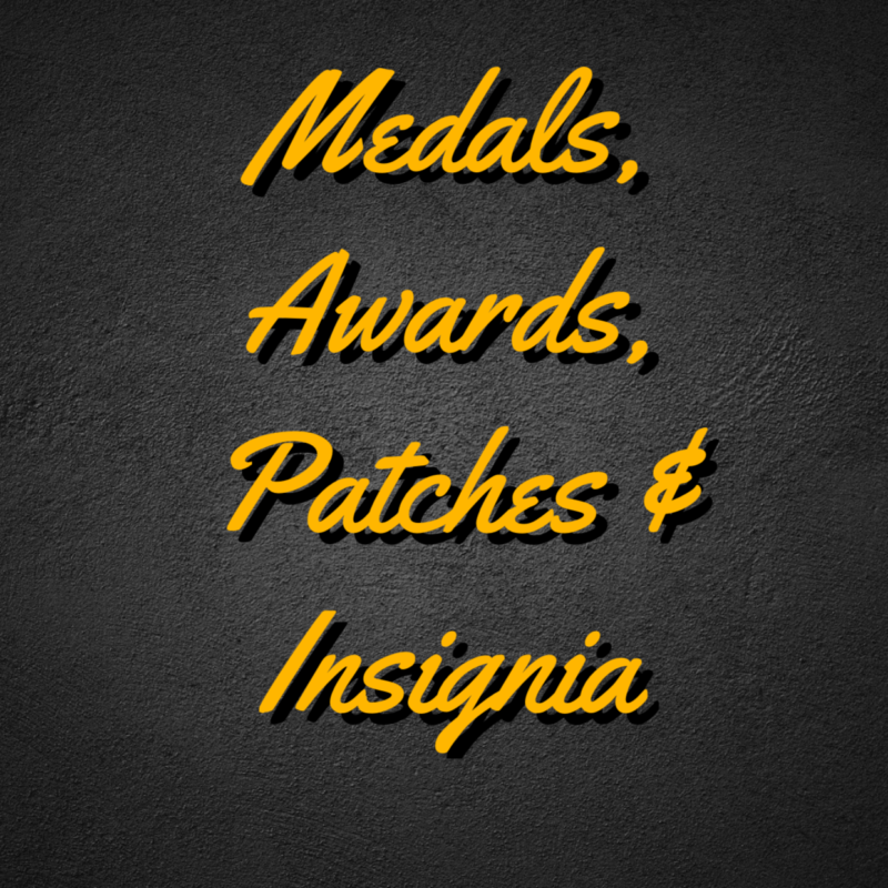 Medals, Awards, Patches & Insignia