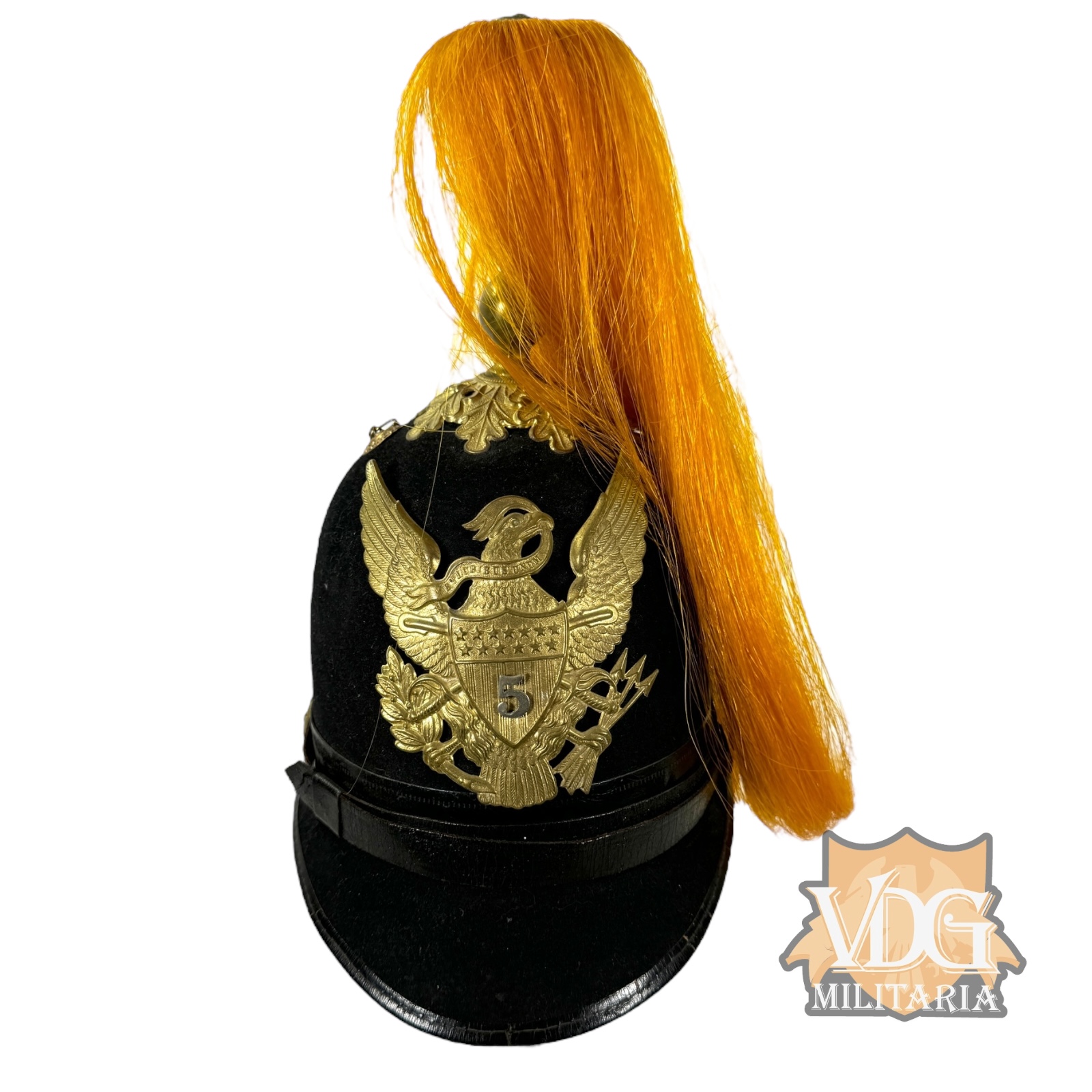 M1881 U.S. Cavalry Officer's Dress Helmet – 5th Cavalry Regiment, Indian Wars Era