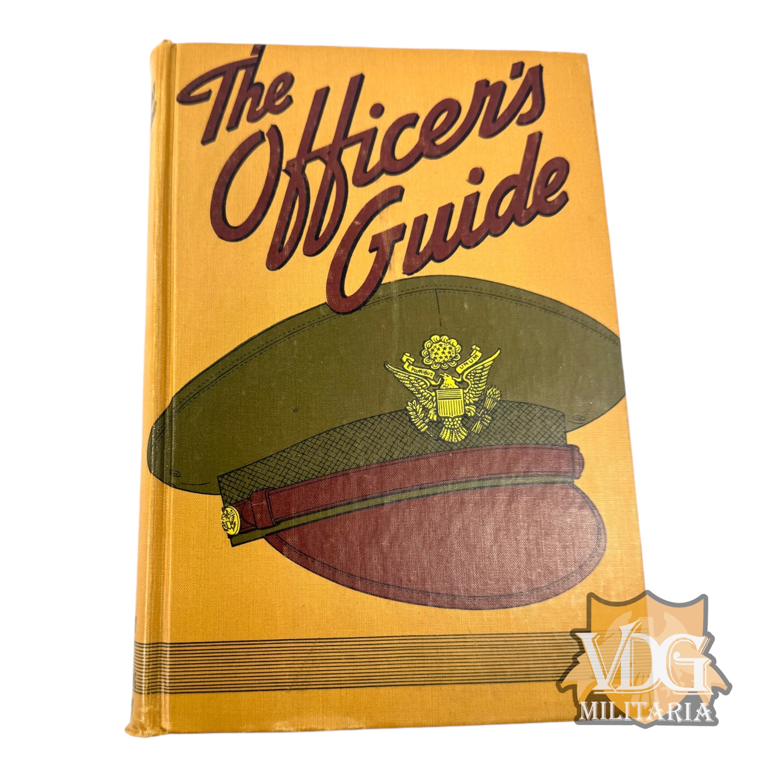 WW2 US Army 1943 Edition of “The Officer’s Guide” Book – Signed by 2nd Lt. Celeste V. Rousseau