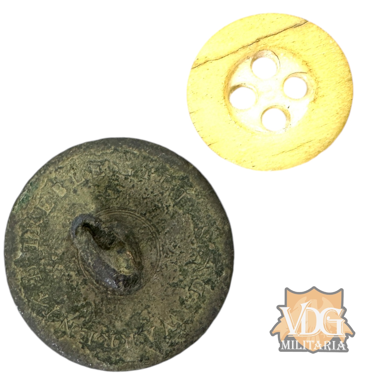 US Civil War Buttons Recovered from the Battle of Fredericksburg