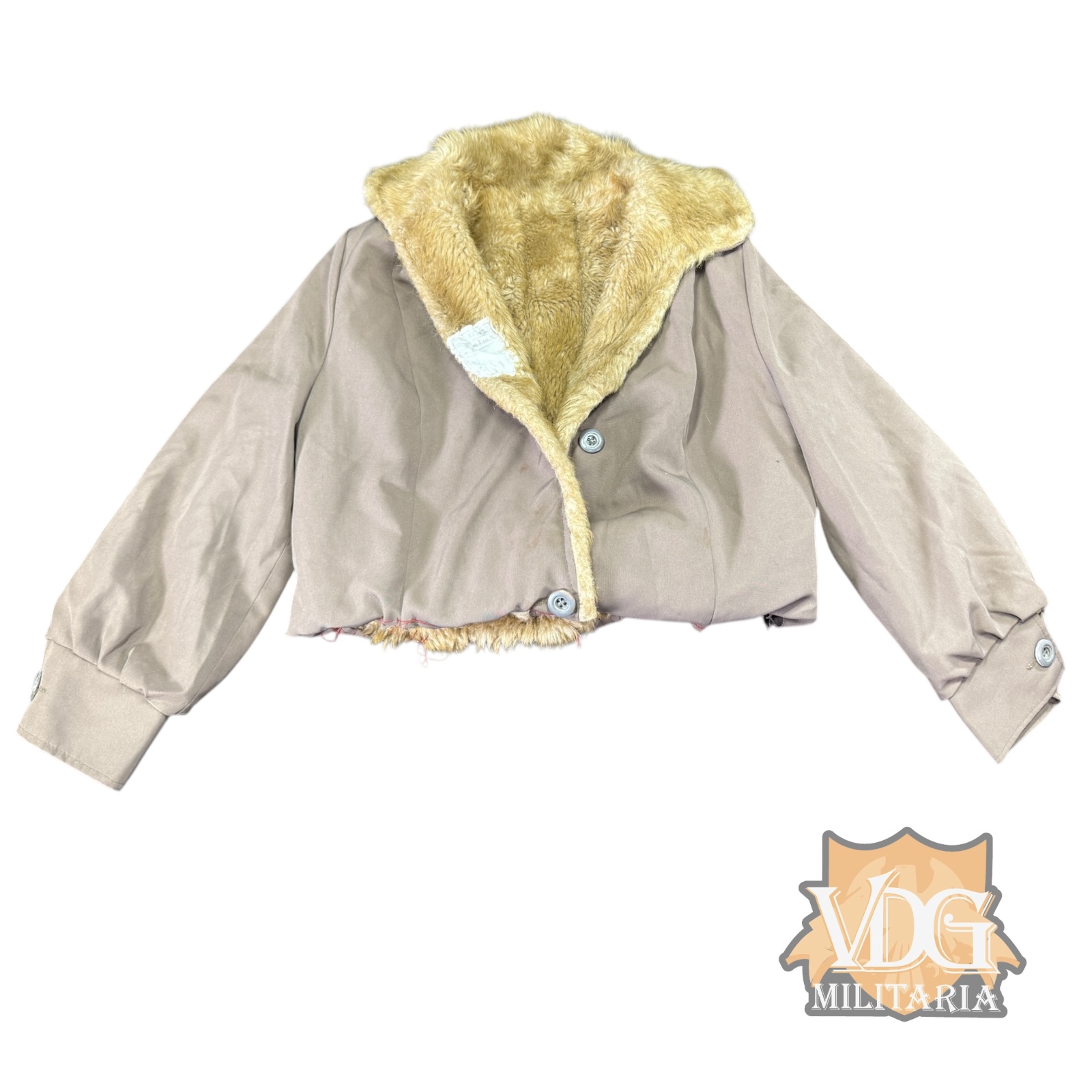 WW2 Japanese Army Aviation Jacket - Modified to Women's Waistcoat