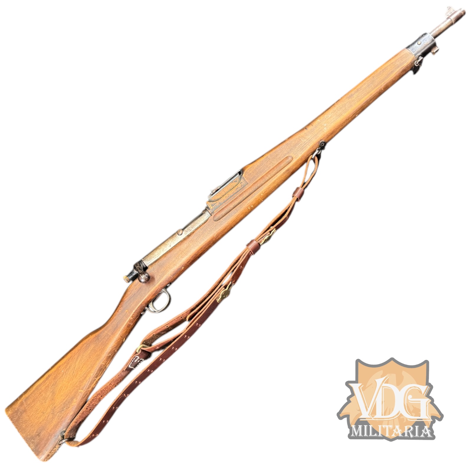 WW2 US Navy Parris-Dunn 1903 Training Rifle with 1942 RI Leather Sling (Non Gun)