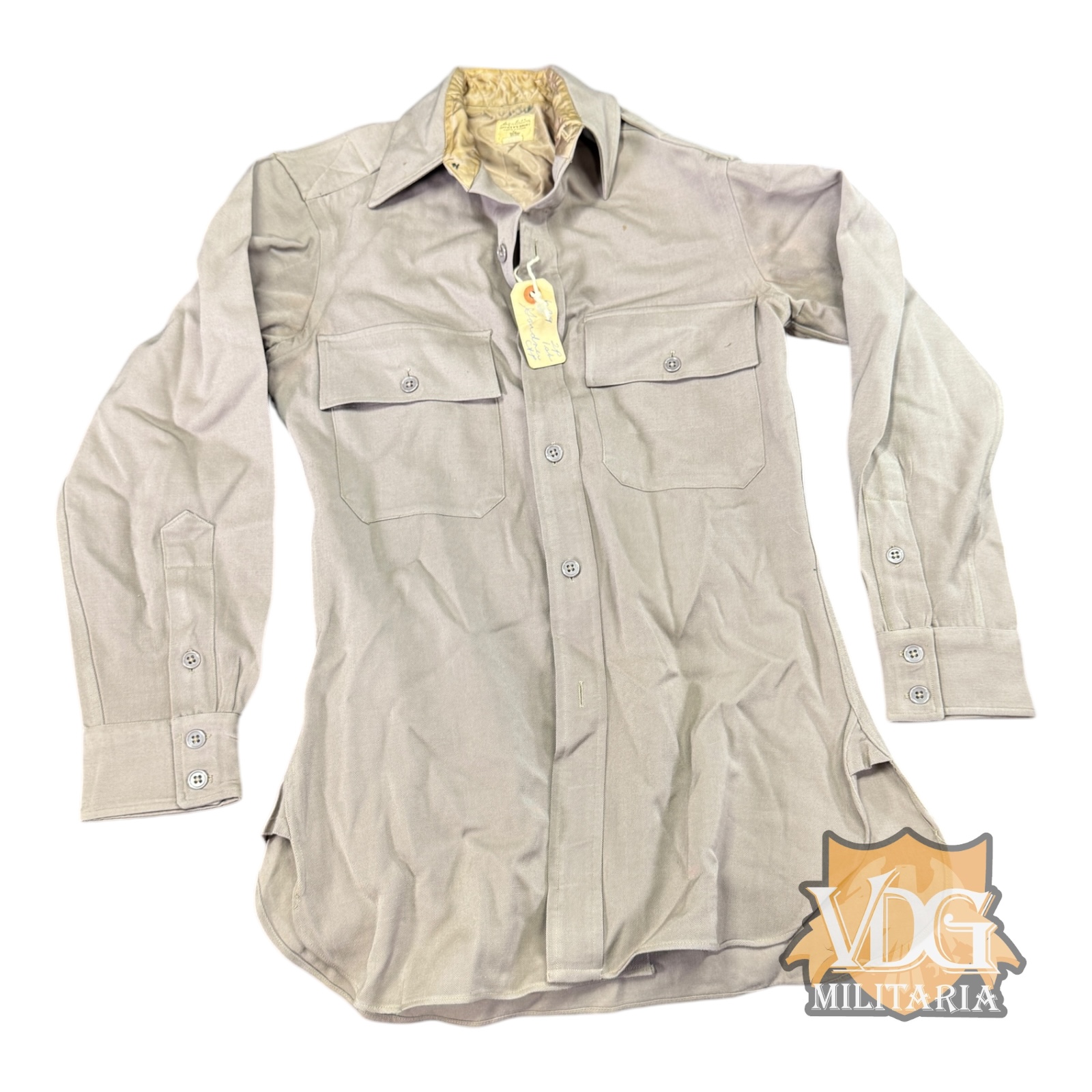 WW2 US Army Officer's Regulation Shirt by B & H – Size 14-32