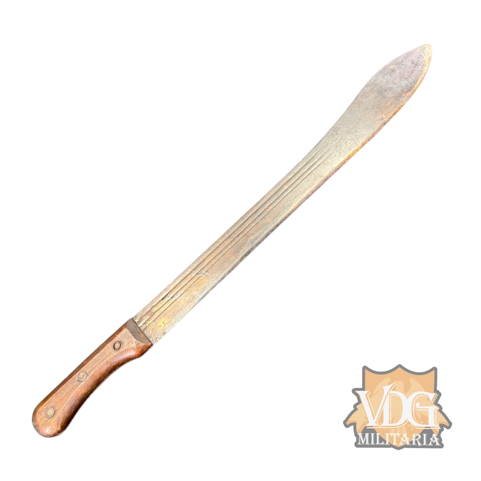 WW2 British Martindale No. 2 Machete - Birmingham Maker Mark with Crocodile Logo