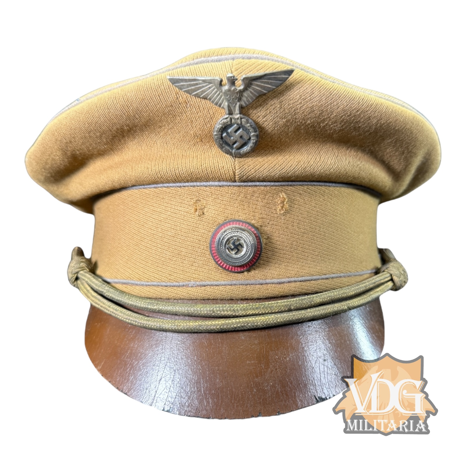 WW2 German NSDAP Orts Level Political Leaders Visor Cap