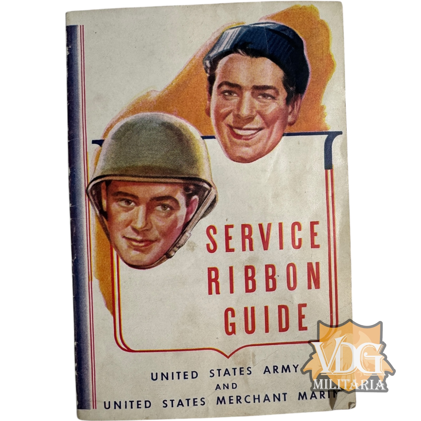 WW2 US Service Ribbon Guide United States Army and Merchant Marine Shell Oil Booklet