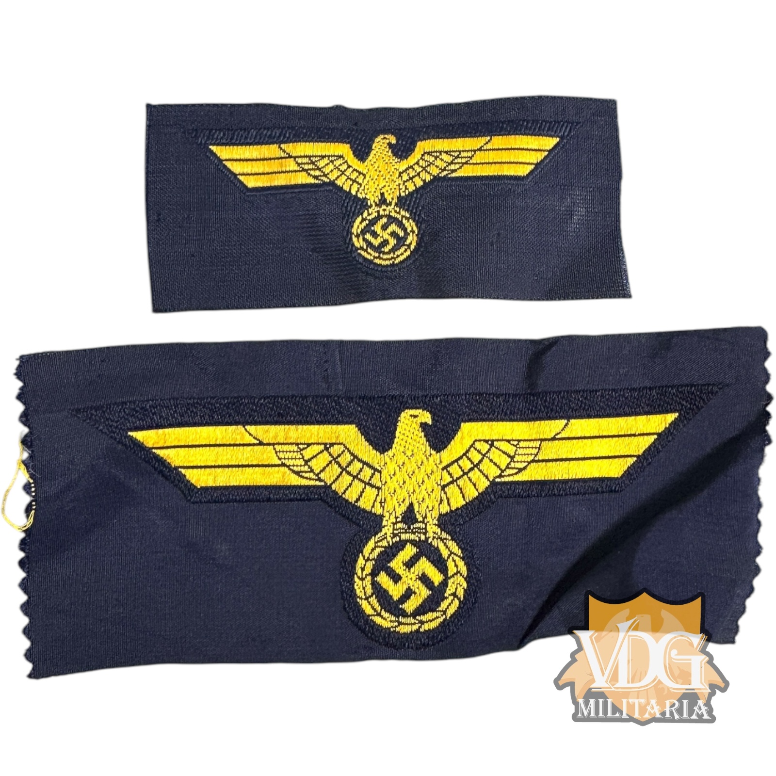 WW2 German Kriegsmarine BeVo Insignia Set Cap and Breast Eagles