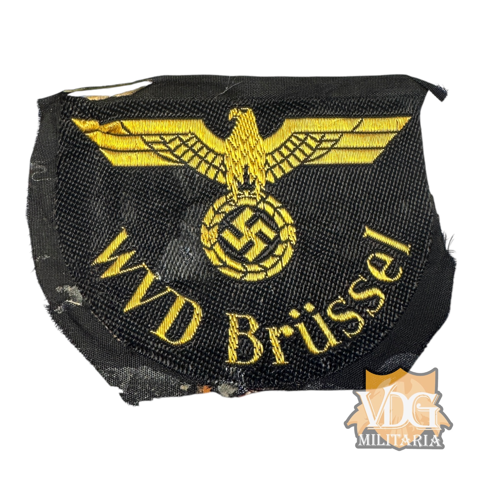 WW2 German WVD Brüssel BeVo Sleeve Insignia – Wehrmacht Reichsbahn Railway Transport