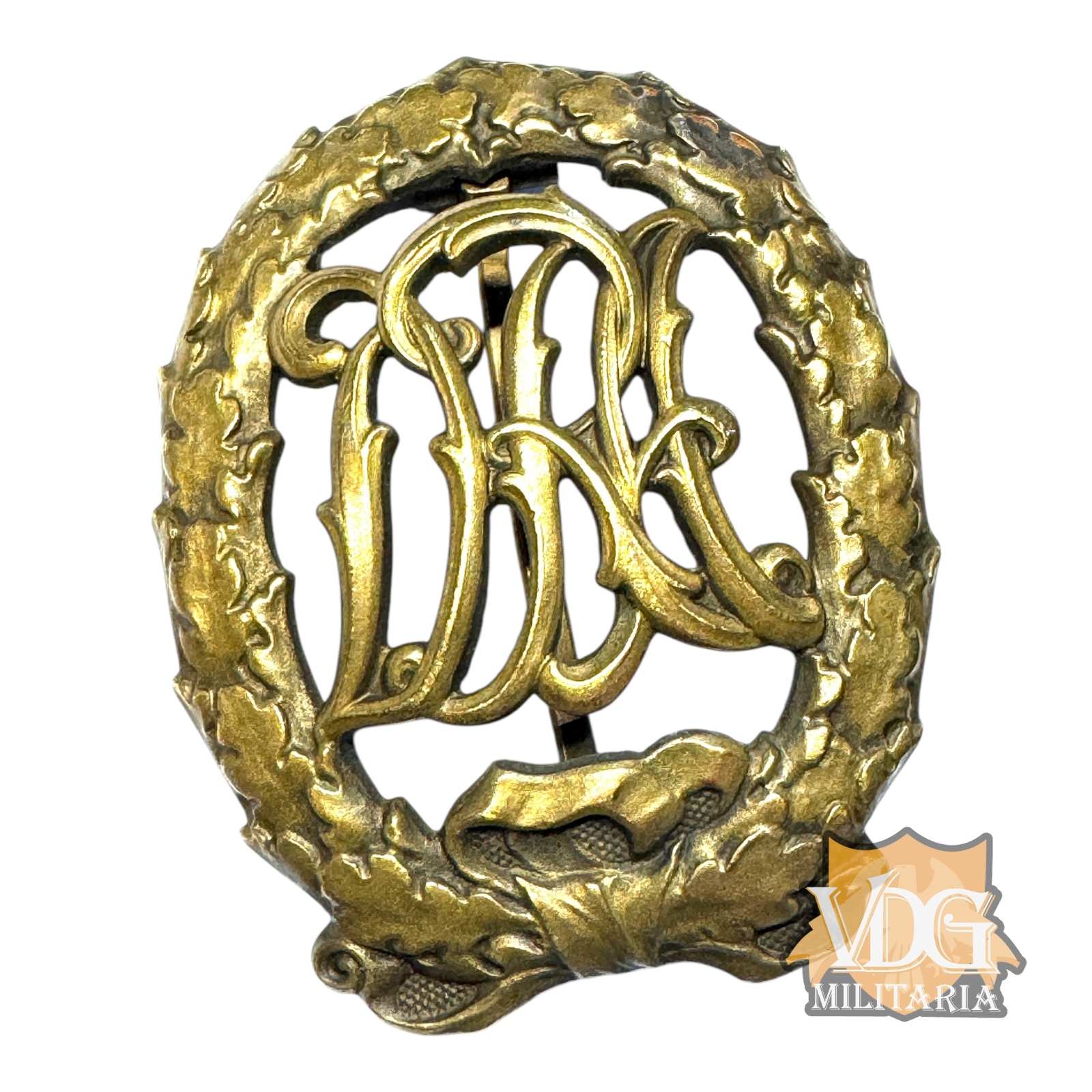 WW1/Weimar Era German DRA Sports Badge in Bronze – H. Wernstein Jena-Lobstedt