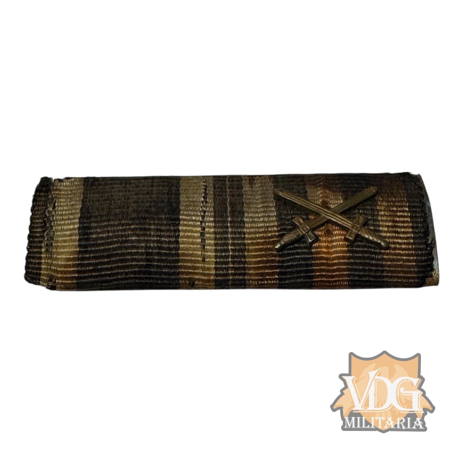 WW1 German Ribbon Bar – Iron Cross 2nd Class & Hindenburg Cross with Swords