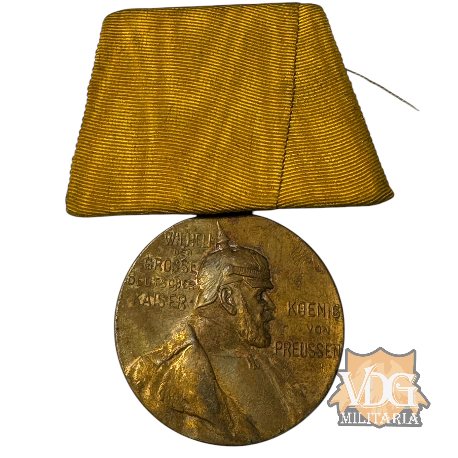 1897 German Kaiser Wilhelm I Centenary Medal – Parade Mounted