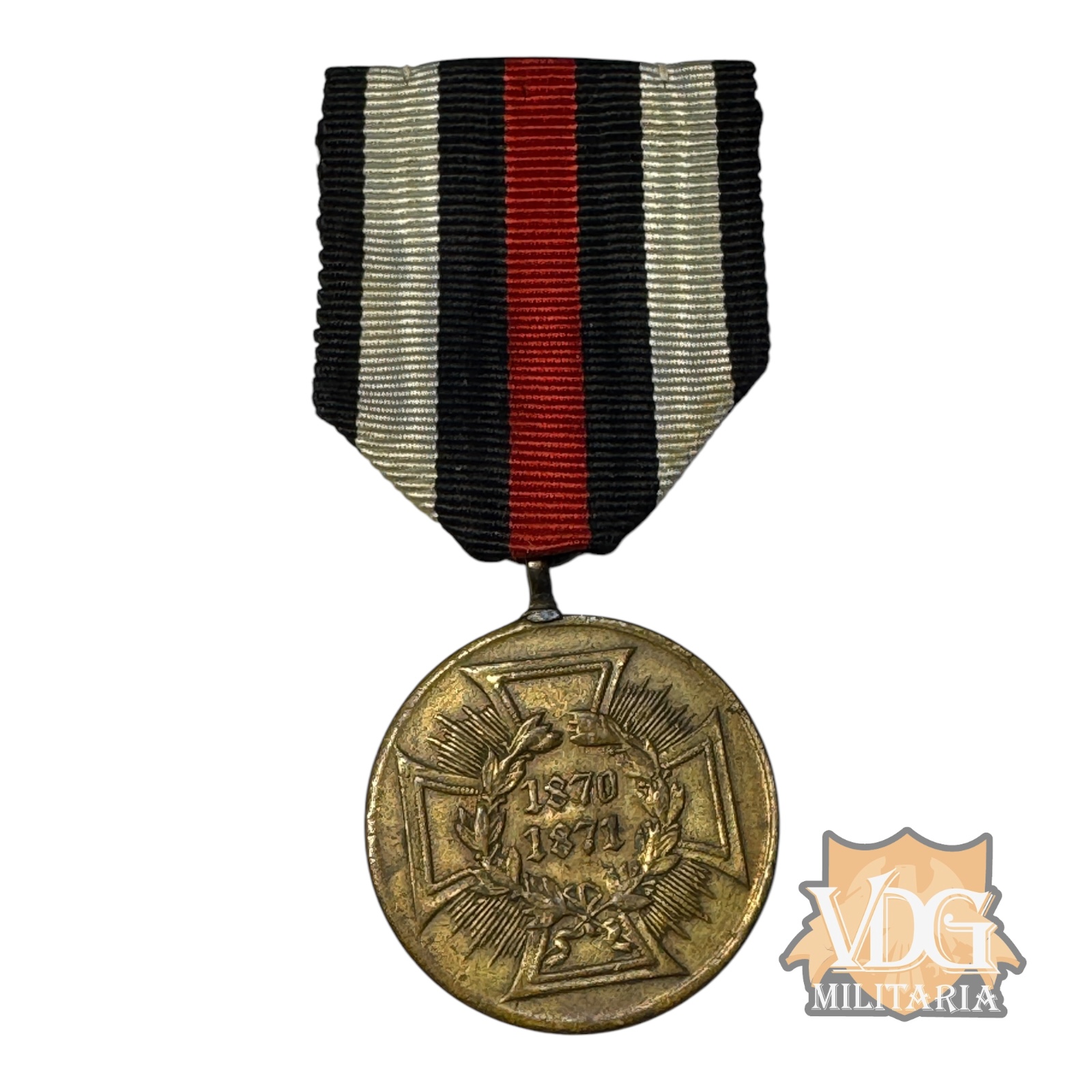 Imperial German Franco-Prussian War Commemorative Medal 1870–1871 – Unmarked Bronze Issue