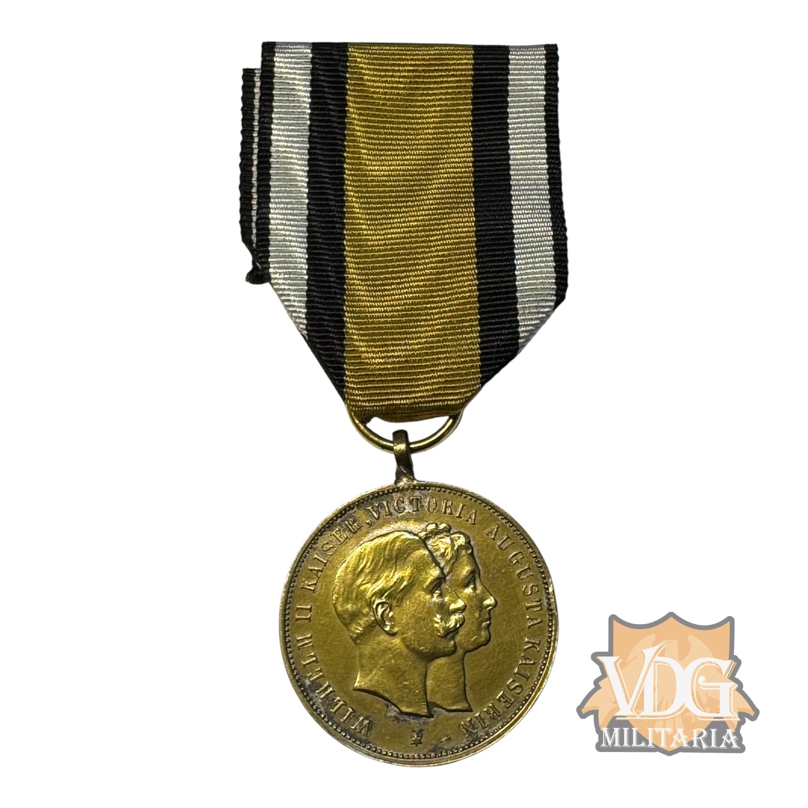 1896 German Kaiser Wilhelm I Memorial Medal – Commemorating the Monument Dedication in Ruhrort