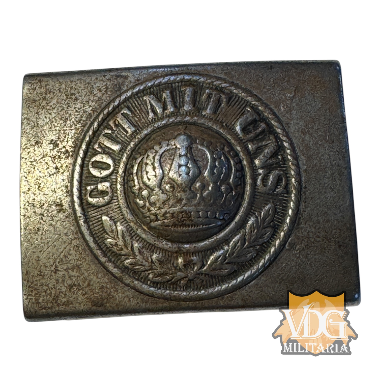 WW1 Prussian Enlisted Steel Belt Buckle