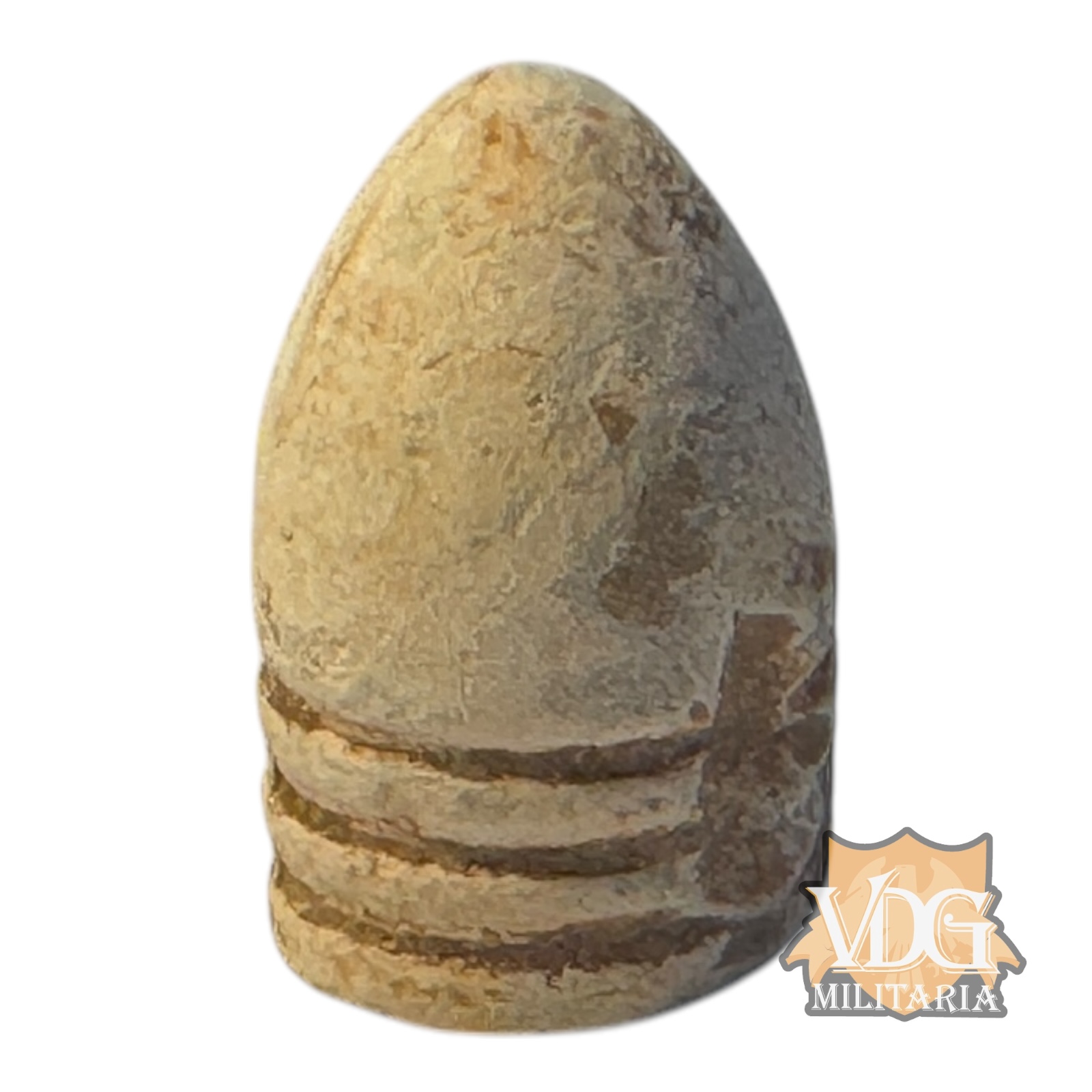 US Cvil War .69 Caliber Three-Ring Bullet Relic