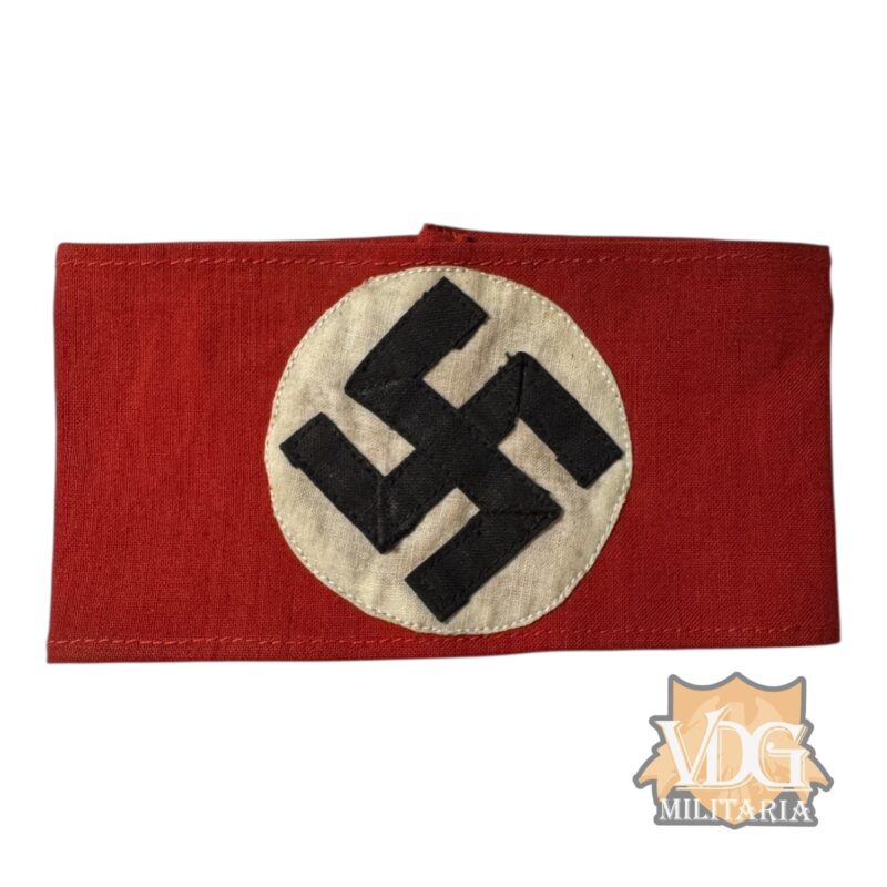 WW2 German NSDAP Political Party Armband- Cotton Multi-piece Construction