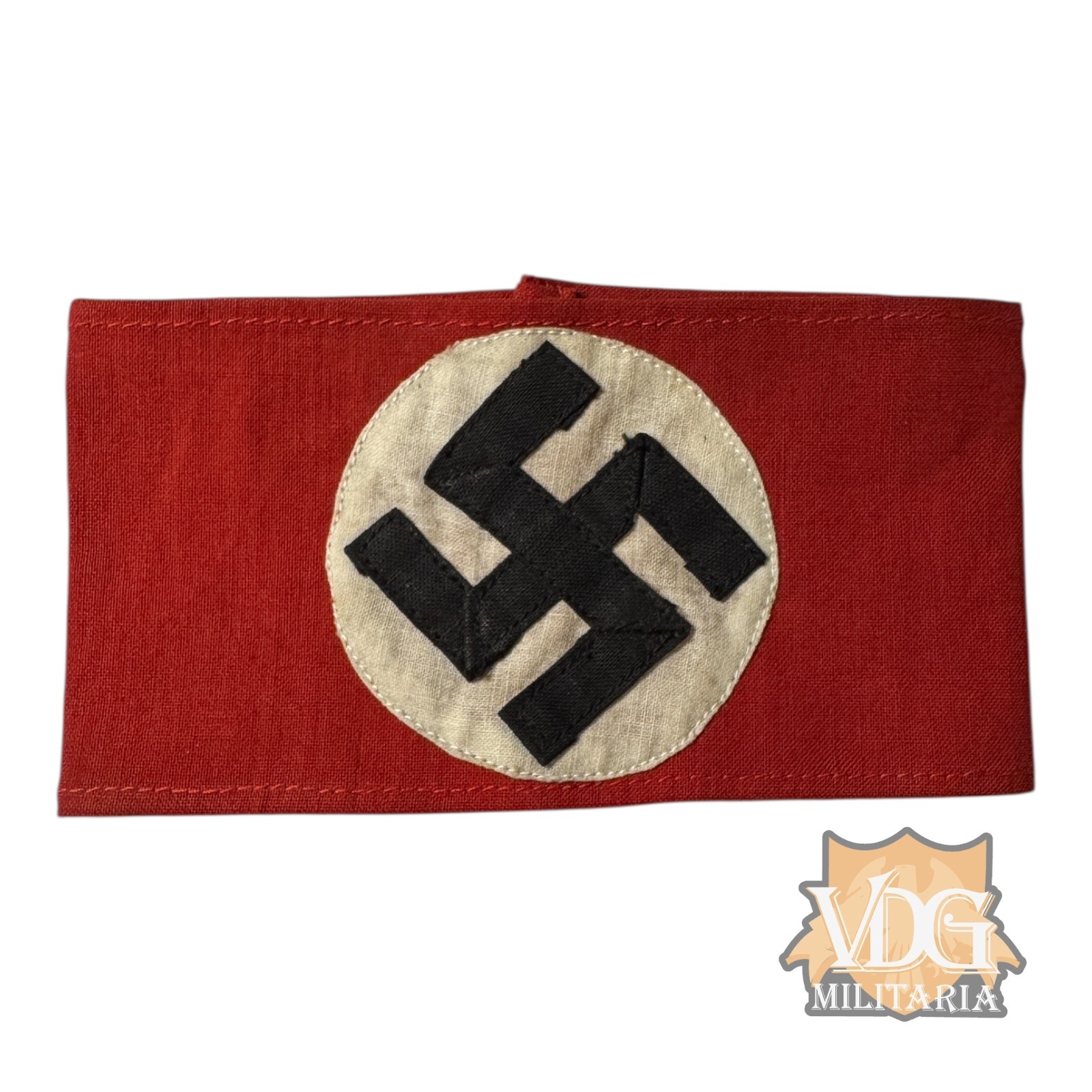 WW2 German NSDAP Political Party Armband- Cotton Multi-piece Construction