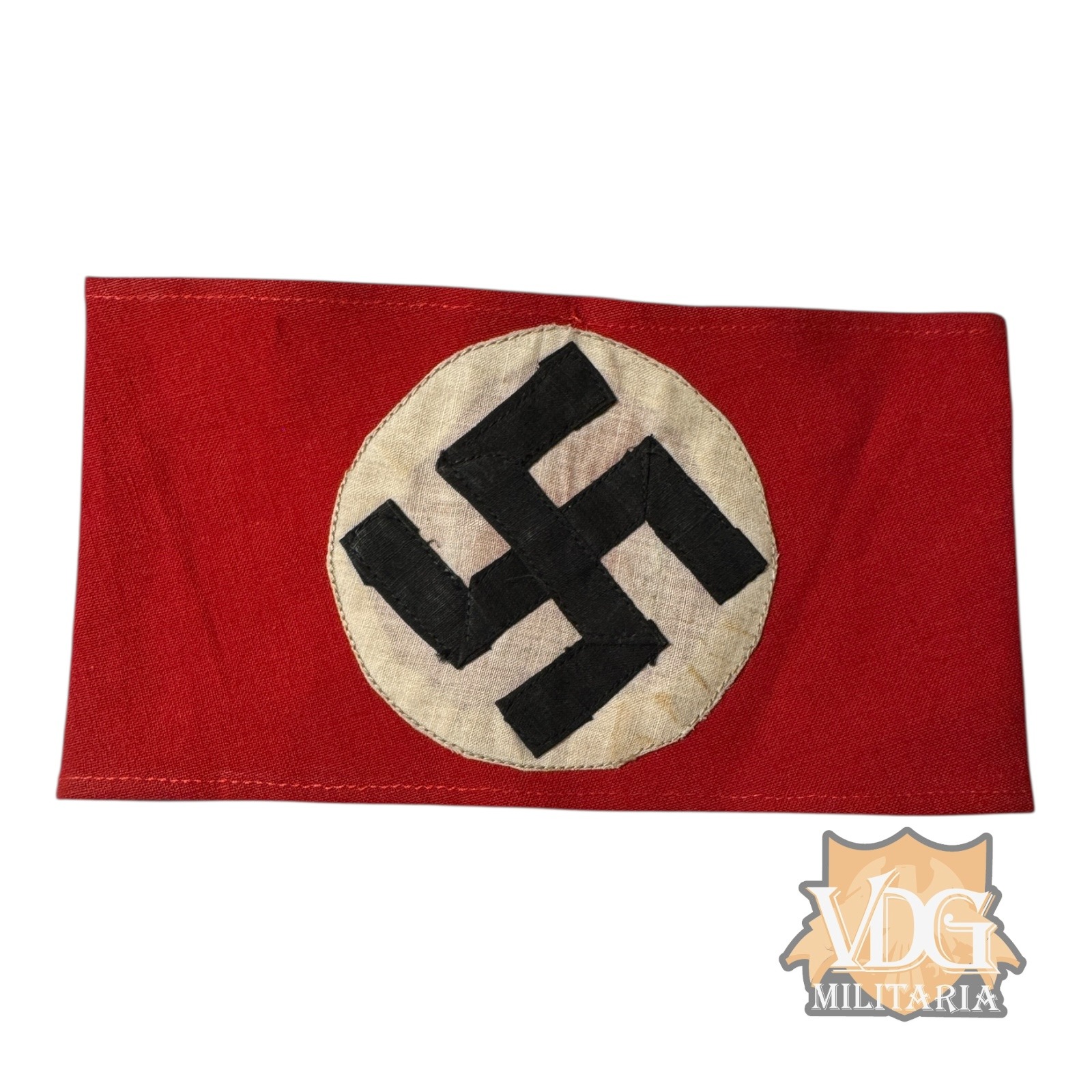 WW2 German NSDAP Political Party Armband- Cotton Multi-piece Construction