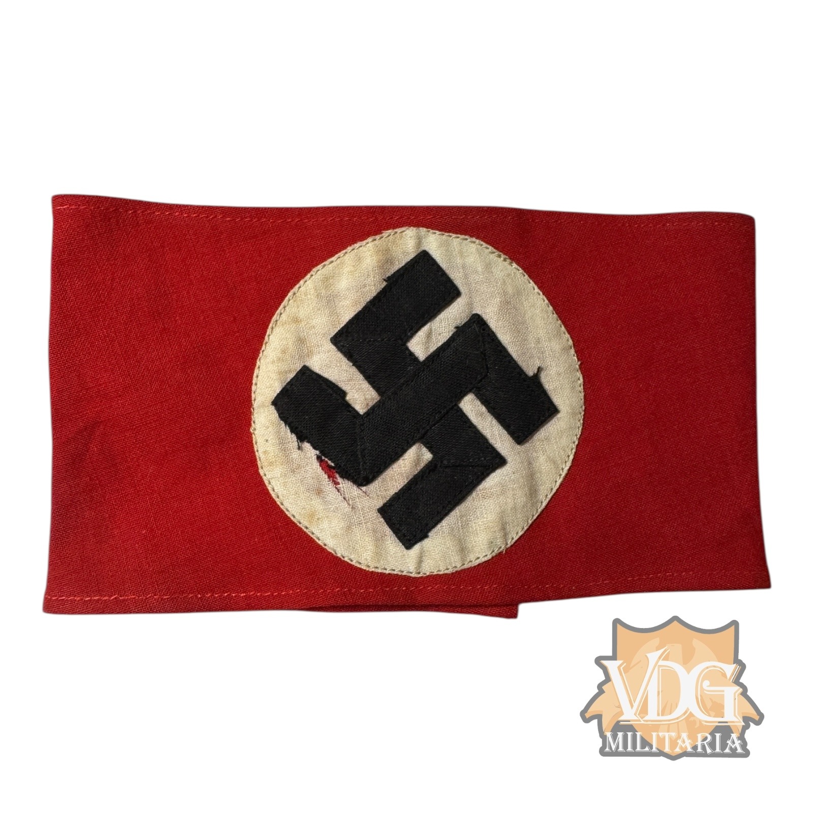 WW2 German NSDAP Political Party Armband- Cotton Multi-piece Construction