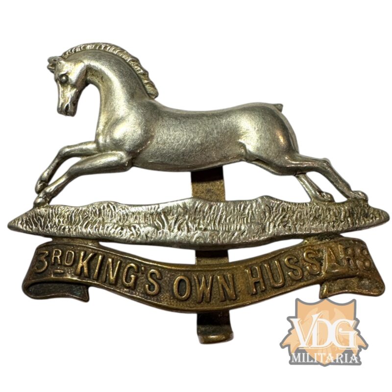 WW2 British Army 3rd King’s Own Hussars Cap Badge