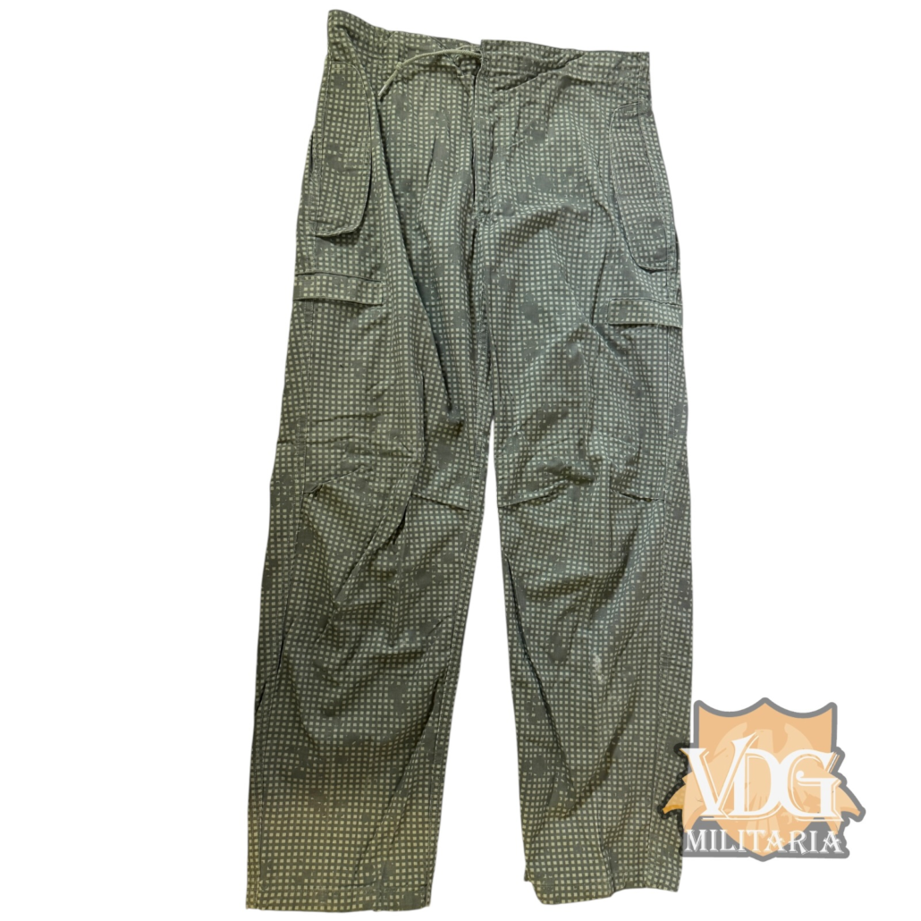Desert Storm Era US Army Desert Night Camouflage Grid Pattern Trousers 1984 Contract - Small Regular