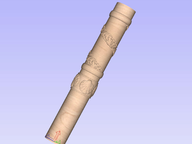 Wrapped Rotary Machining
