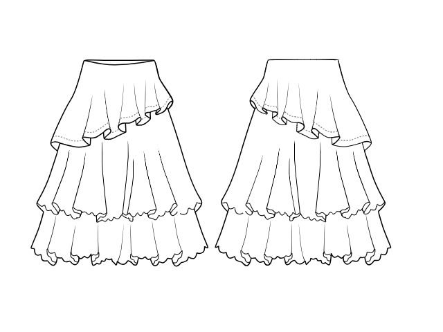 skirt sketches
